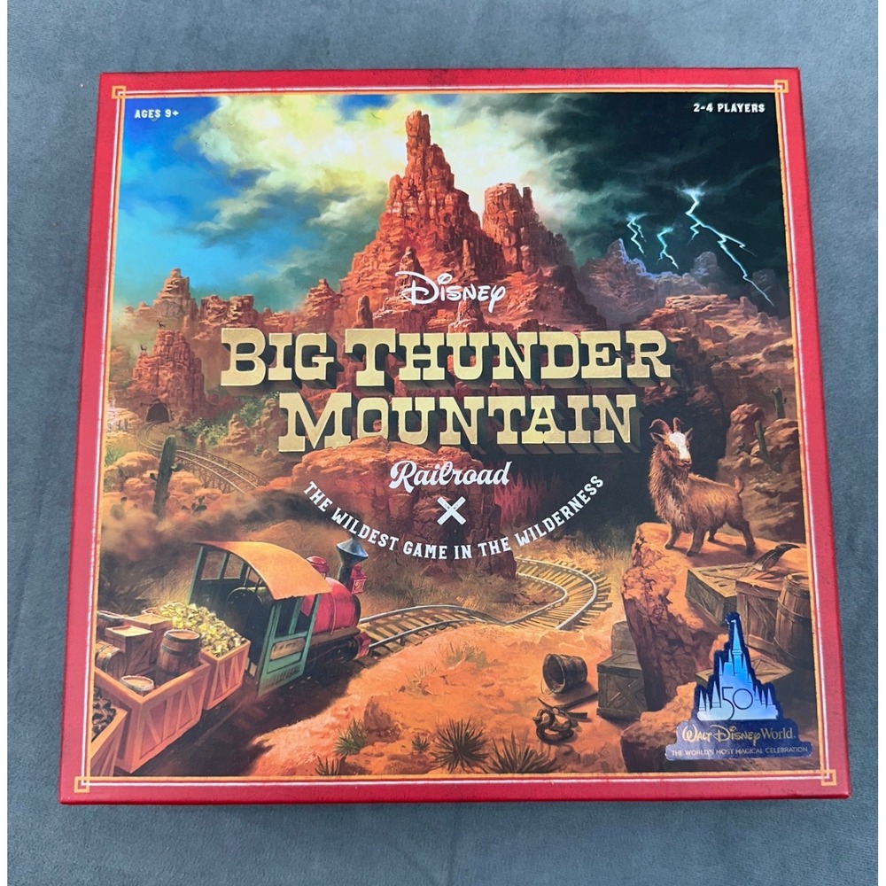 Disney Big Thunder Mountain Railroad Board Game Funko WDW 50th Anniversary 2022
